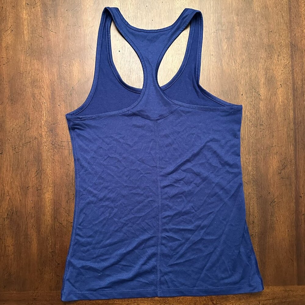 NIKE Dri-Fit Racerback Tank - Blue - S - Picture 2 of 2